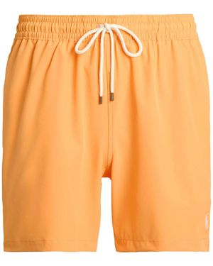 Polo Ralph Lauren Badeshorts Mit Kordelzug - Orange