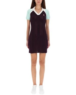 CASABLANCA Fitted Mini Dress - Purple