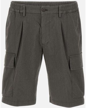 Devore Devore 'D131 Fit Ischia Brown Cargo Shorts - Gris
