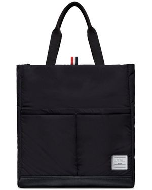 Thom Browne Multi -pocket Draagtas - Zwart