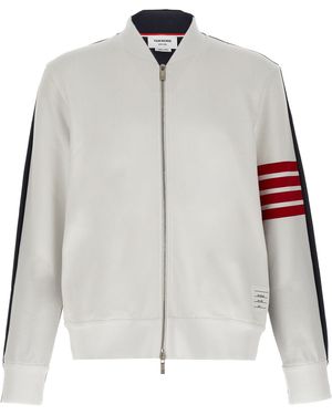 Thom Browne Sweatshirt "4 Bar" - Weiß