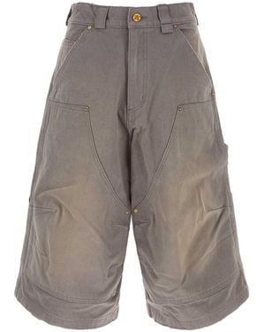 Willy Chavarria Stockton Dbl Knee Short - Grey