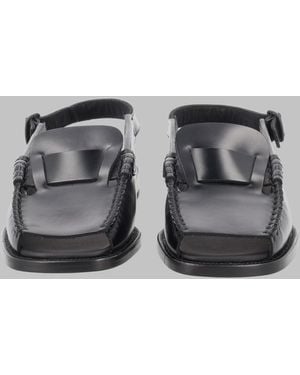 Hereu Leather Sandals Sineu Lambskin - Gray