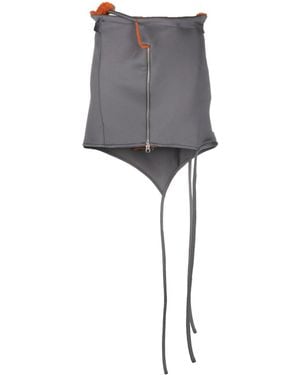 OTTOLINGER Mini-Rok Met Asymmetrische Afwerking - Grijs