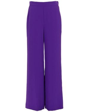 P.A.R.O.S.H. Wide-Leg Trousers Panty - Purple
