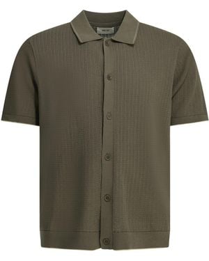 NN07 "Nalo" Poloshirt mit Knöpfen - Grün