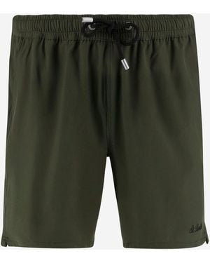 Mc2 Saint Barth Comfort Swimsuit Met Geborduurde St. Barth - Groen