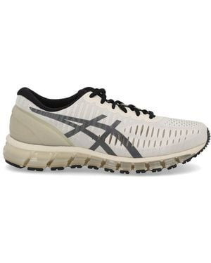 Asics Multicolour Synthetic Fibre Trainer - White