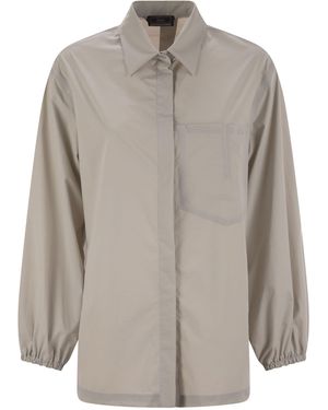 Herno Stretch Tech Shirt - Gray