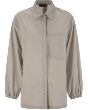 Herno Stretch Tech Shirt - Gray