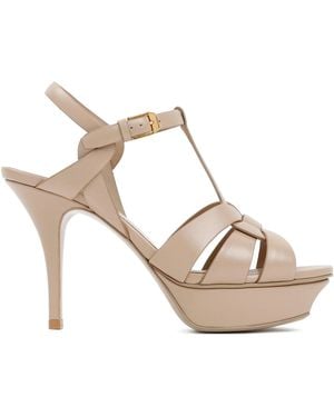 Saint Laurent High Heel Sandals - Metallic