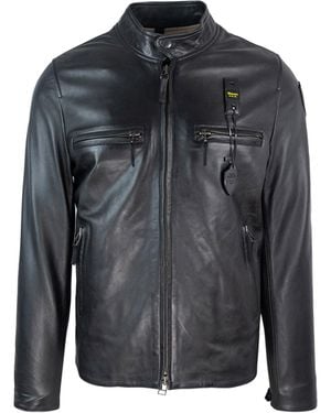 Blauer Biker Quattro Tasche Carlos - Grey