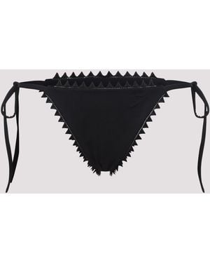 Jacquemus Le Bas De Maillot Picot Slipbikinis - Zwart
