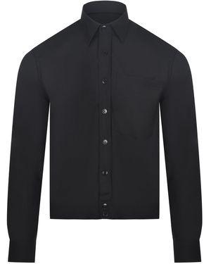 Costumein Kostümhemd aus Wolle. - Blau