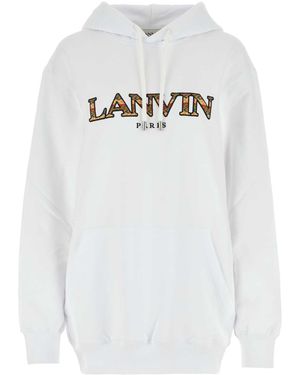 Lanvin Cotton Sweatshirt - White