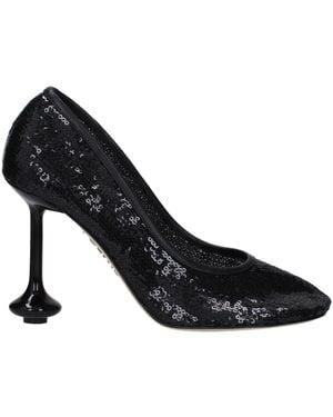 Loewe Décolleté Toy Donna Paillettes Nero - Black