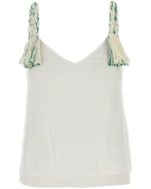 JW Anderson Tassel Strap Camisole - White