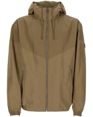 BOSS Giacca Con Cappuccio E Zip - Green