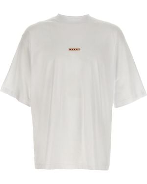 Marni Logo Patch T-Shirt - White