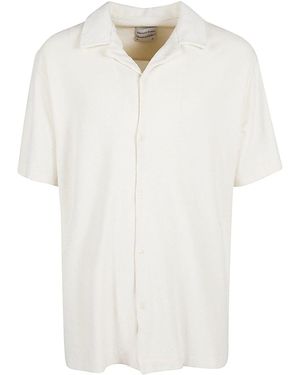 Edmmond Studios Camisa de mangas cortas de - Blanco