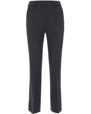 Prada Midnight Wool Cigarette Pant - Blue