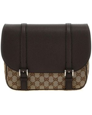Gucci Gg Crossbody Bag - Black