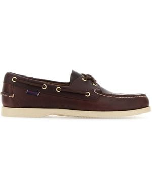 Sebago Chocolate Leather Portland Loafers - Brown