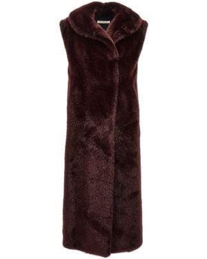 Philosophy Filosofie Extra Lange Faux Bontvest - Paars