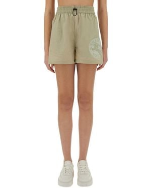 Burberry Nylon Shorts - Green
