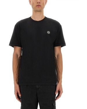 Stone Island Slim Fit T Shirt - Black