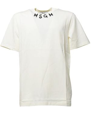 MSGM T-Shirts und Polos - Weiß