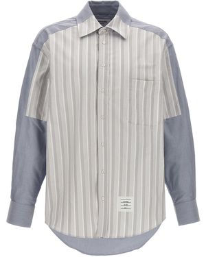 Thom Browne Patchwork Shirt - Grau