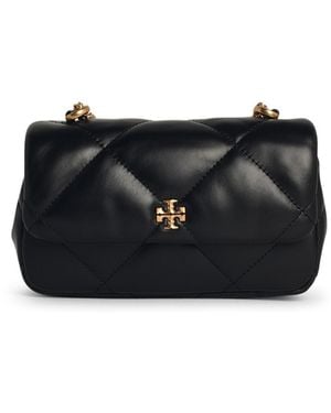 Tory Burch 'Kira Diamond Quilt Mini' Crossbody Tasche - Schwarz