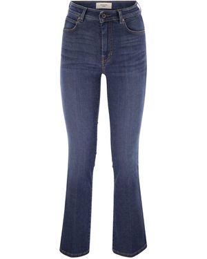 Weekend by Maxmara Rapallo Jeans Bijgesneden In Denim Comfort - Blauw