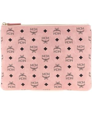 MCM 'Beutel' mittlerer Umhängetasche - Pink