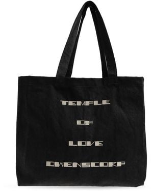 Rick Owens Baseballkappe Drkshdw - Schwarz