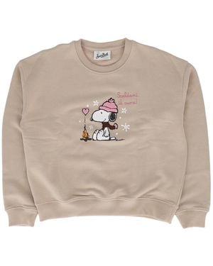 MC2 Saint Barth Briony W Snoopy Scaldami Cuore 11 Terry Emb - Natural
