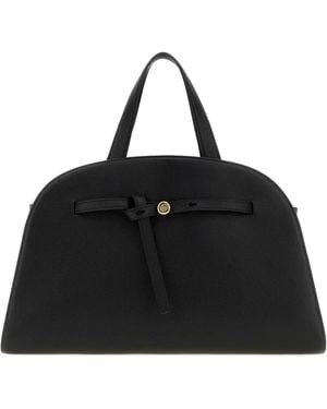 Tory Burch Leather Romy Handbag - Black