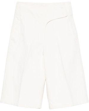 Ami Paris High Waist Shorts - Wit