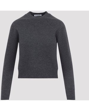 Jil Sander London Fog Crewneck Sweater - Blue