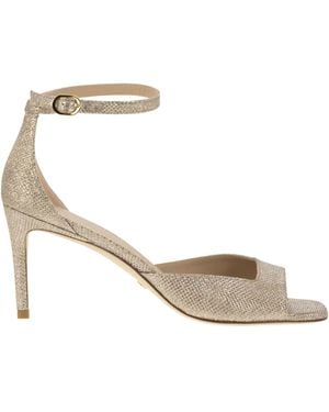 Stuart Weitzman Nudistia 75 High Sandal - Metallic