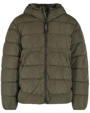 C.P. Company Goggle Down Jacket - Green