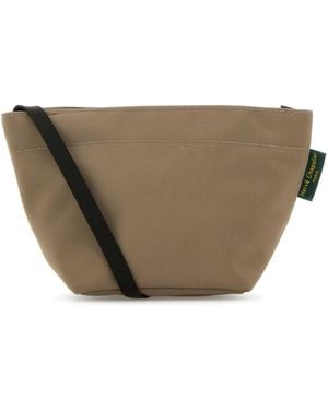 Herve Chapelier Cappuccino Canvas Crossbody Bag - Brown