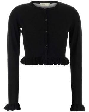 Blumarine 4M217A Knited Cardigan - Black
