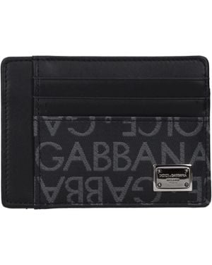 Dolce & Gabbana Document Holder Leather - Black