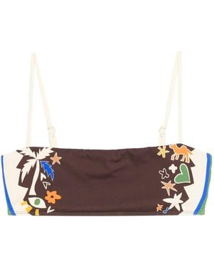 ALÉMAIS Maroc Bandeu Top - White