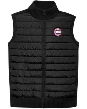 Canada Goose Gesteppte Hybridge Weste - Schwarz