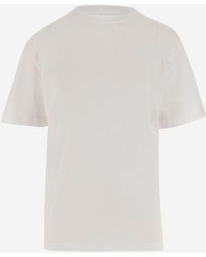 Tシャツ・カットソー ARMARIUM White stretch poplin oversize Lavinia shirt ARMARIUM Stretch Poplin Oversize Lavinia Shirt in White
