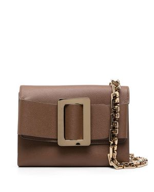 Boyy Buckle Travel Case Epsom Lederhandtasche - Braun