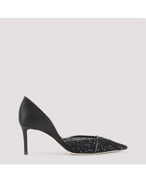Giorgio Armani Satin And Tulle Décolleté - Black